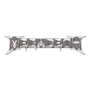 Megadeth - Chrome Logo Pin Badge i gruppen MERCHANDISE / Merch / Metal hos Bengans Skivbutik AB (5537348)