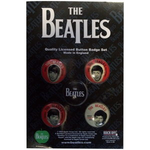 The Beatles - Vintage Portrait Button Badge Pack i gruppen MERCHANDISE / Merch / Pop-Rock hos Bengans Skivbutik AB (5537483)