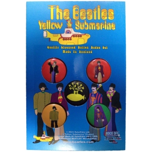 The Beatles - Yellow Submarine Button Badge Pack i gruppen MERCHANDISE / Merch / Pop-Rock hos Bengans Skivbutik AB (5537492)