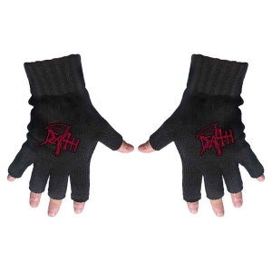 Death - Logo Fingerless Gloves i gruppen MERCHANDISE hos Bengans Skivbutik AB (5537579)