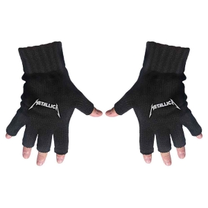 Metallica - Logo Fingerless Gloves i gruppen MERCHANDISE hos Bengans Skivbutik AB (5537586)