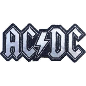 Ac/Dc - Cut-Out Foil Logo Woven Patch i gruppen MERCH / Minsishops-merch / Ac/Dc hos Bengans Skivbutik AB (5537654)