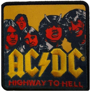 Ac/Dc - Highway To Hell Alt Colour Printed Patch i gruppen MERCH / Minsishops-merch / Ac/Dc hos Bengans Skivbutik AB (5537663)