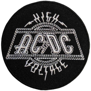 Ac/Dc - High Voltage Woven Patch i gruppen MERCH / Minsishops-merch / Ac/Dc hos Bengans Skivbutik AB (5537667)
