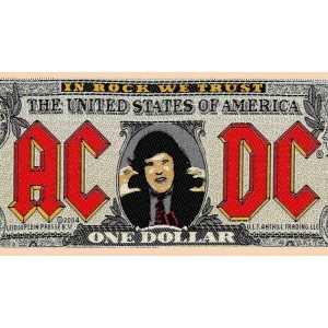Ac/Dc - Bank Note Standard Patch i gruppen MERCHANDISE hos Bengans Skivbutik AB (5537685)