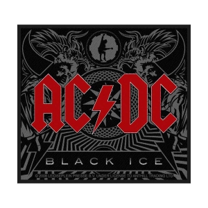 Ac/Dc - Black Ice Standard Patch i gruppen MERCH / Minsishops-merch / Ac/Dc hos Bengans Skivbutik AB (5537687)