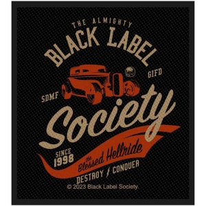 Black Label Society - The Blessed Hellride Standard Patch i gruppen MERCHANDISE / Merch / Metal hos Bengans Skivbutik AB (5537747)