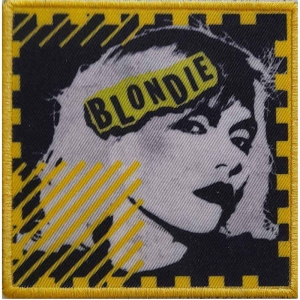 Blondie - Punk Logo Mono Printed Patch i gruppen Minishops / Blondie hos Bengans Skivbutik AB (5537768)