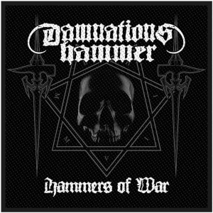 Damnation's Hammer - Hammer Of War Standard Patch i gruppen MERCHANDISE / Merch / Metal hos Bengans Skivbutik AB (5537803)