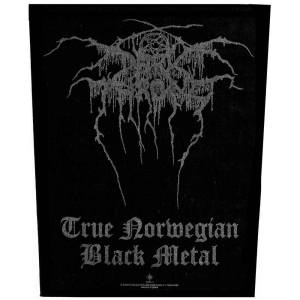 Darkthrone - True Norwegian Black Metal Back Patch i gruppen MERCHANDISE / Merch / Metal hos Bengans Skivbutik AB (5537809)