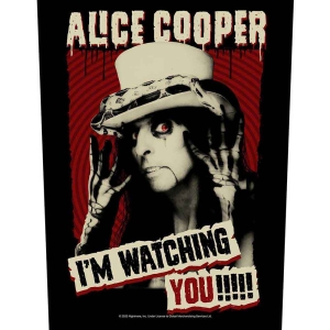 Alice Cooper - I'm watching you Standard Patch i gruppen MERCHANDISE / Merch / Metal hos Bengans Skivbutik AB (5537828)
