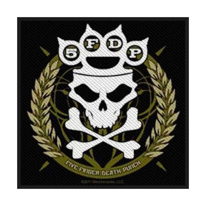 Five Finger Death Punch - Knuckles Crown Standard Patch i gruppen MERCHANDISE hos Bengans Skivbutik AB (5537867)