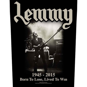 Lemmy - Lived To Win Back Patch i gruppen MERCH hos Bengans Skivbutik AB (5538081)