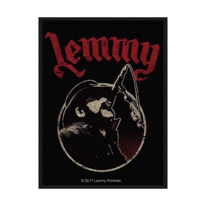 Lemmy - Microphone Standard Patch i gruppen MERCHANDISE / Merch / Metal hos Bengans Skivbutik AB (5538085)