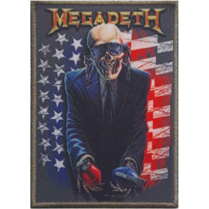 Megadeth - Grenade Usa Printed Patch i gruppen MERCHANDISE / Merch / Metal hos Bengans Skivbutik AB (5538101)
