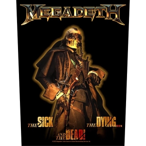 Megadeth - The Sick, The Dying And The Dead Back Patch i gruppen MERCHANDISE / Merch / Nyheter / Metal hos Bengans Skivbutik AB (5538109)
