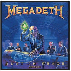 Megadeth - Rust In Peace Standard Patch i gruppen MERCHANDISE / Tøypatch /  /  hos Bengans Skivbutik AB (5538112)