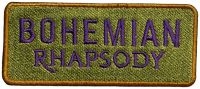 Queen - Patch Bohemian Rhapsody (4,1 X 9,5 i gruppen MERCHANDISE / Tøypatch / Pop-Rock hos Bengans Skivbutik AB (5538319)