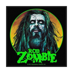 Rob Zombie - Zombie Face Standard Patch i gruppen MERCHANDISE / Merch / Metal hos Bengans Skivbutik AB (5538343)