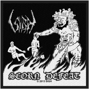 Sigh - Scorn Defeat Standard Patch i gruppen MERCHANDISE / Merch / Metal hos Bengans Skivbutik AB (5538412)