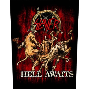 Slayer - Hell Awaits Back Patch i gruppen MERCH hos Bengans Skivbutik AB (5538424)