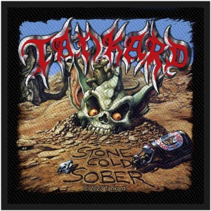 Tankard - Stone Cold Sober Standard Patch i gruppen MERCHANDISE / Merch / Metal hos Bengans Skivbutik AB (5538458)