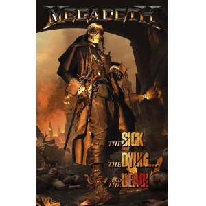 Megadeth - The Sick, The Dying And The Dead Textile Poster i gruppen MERCHANDISE / Merch / Nyheter / Metal hos Bengans Skivbutik AB (5538735)