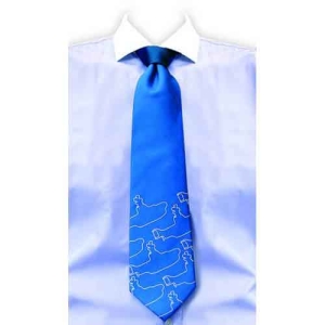 The Beatles - Yellow Sub Blue Silk Neck Tie i gruppen MERCHANDISE / Merch / Pop-Rock hos Bengans Skivbutik AB (5538797)