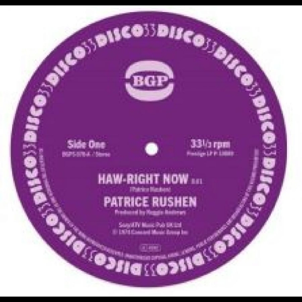 Rushen Patrice - Haw-Right Now / Kickin' Back i gruppen VINYL / Toppselgere hos Bengans Skivbutik AB (5538832)