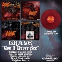 Grave - Youll Never See (Cherry Red Vinyl L i gruppen Minishops / Grave hos Bengans Skivbutik AB (5539137)