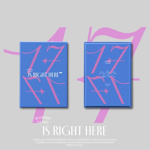 Seventeen - Seventeen Best Album '17 Is Right H i gruppen CD / Pop-Rock hos Bengans Skivbutik AB (5539290)