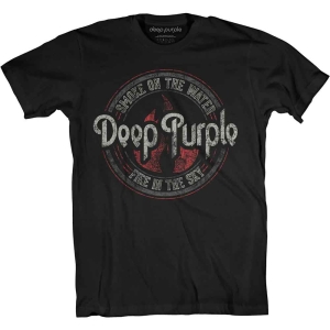 Deep Purple - Smoke Circle Uni Bl     (M) i gruppen MERCHANDISE / T-shirt / Heavy Metal hos Bengans Skivbutik AB (5539427)