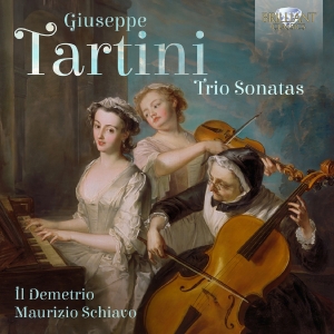 Il Demetrio Maurizio Schiavo - Tartini: Trio Sonatas i gruppen CD hos Bengans Skivbutik AB (5540041)