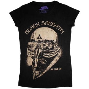 Black Sabbath - Us Tour 78 Skinny Fitting Lady Bl  1Xs i gruppen MERCHANDISE / T-shirt / Metal hos Bengans Skivbutik AB (5541500r)