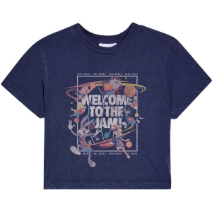 Space Jam 2 - Welcome To The Jam Lady Navy Crop Top:  i gruppen Merchandise hos Bengans Skivbutik AB (5543182r)