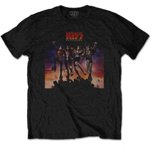 Kiss - Destroyer Uni Bl T-Shirt i gruppen MERCHANDISE / T-shirt / Heavy Metal hos Bengans Skivbutik AB (5544147)