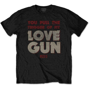 Kiss - Pull The Trigger Uni Bl  i gruppen MERCHANDISE / T-shirt / Metal hos Bengans Skivbutik AB (5544847r)