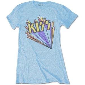 Kiss - Stars Lady Blue  i gruppen MERCHANDISE / T-shirt / Metal hos Bengans Skivbutik AB (5544853r)