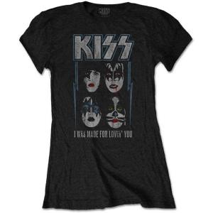 Kiss - Made For Lovin' You Lady Bl  i gruppen MERCHANDISE / T-shirt / Metal hos Bengans Skivbutik AB (5544855r)