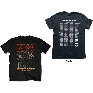 Kiss - End Of The Road Tour Uni Bl  i gruppen MERCHANDISE / T-shirt / Metal hos Bengans Skivbutik AB (5544882r)