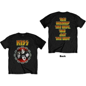 Kiss - You Wanted The Best Uni Bl  i gruppen MERCHANDISE / T-shirt / Metal hos Bengans Skivbutik AB (5544884r)