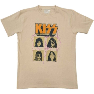 Kiss - Lightning Photo Uni Sand  i gruppen MERCHANDISE / T-shirt / Metal hos Bengans Skivbutik AB (5544888r)