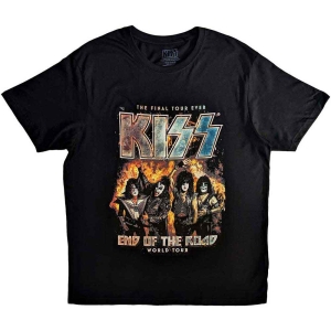 Kiss - End Of The Road Final Tour Uni Bl  i gruppen MERCHANDISE / T-shirt / Metal hos Bengans Skivbutik AB (5544893r)