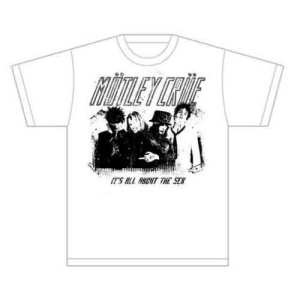 Motley Crue - Stencil Uni Wht  i gruppen MERCHANDISE / T-shirt / Metal hos Bengans Skivbutik AB (5544954r)