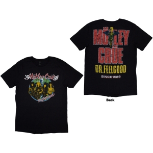 Mötley Crue - Dr Feelgood Circle Photo Black T-Shirt i gruppen VI TIPSER / Nyankommet Merch / Juni hos Bengans Skivbutik AB (5544957r)