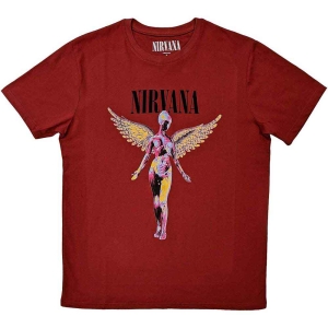 Nirvana - In Utero Uni Red  (XL) i gruppen MERCHANDISE / T-shirt / Pop-Rock hos Bengans Skivbutik AB (5546449)