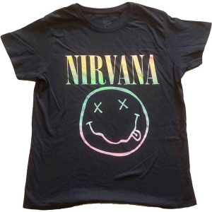 Nirvana - Sorbet Ray Happy Face Lady Bl i gruppen MERCHANDISE / T-shirt / Pop-Rock hos Bengans Skivbutik AB (5546486r)
