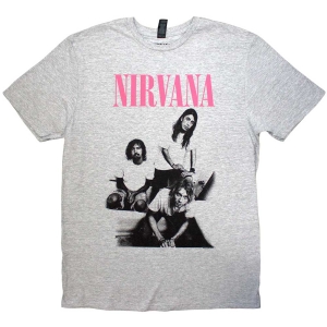 Nirvana - Bathroom Photo Uni Grey  i gruppen MERCHANDISE / T-shirt / Pop-Rock hos Bengans Skivbutik AB (5546490r)