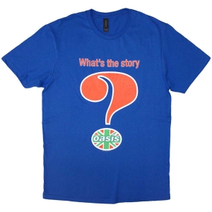 Oasis - Question Mark Uni Blue  i gruppen MERCHANDISE / T-shirt / Pop-Rock hos Bengans Skivbutik AB (5546501r)