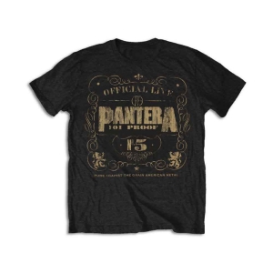 Pantera - 101 Proof Uni Bl i gruppen MERCHANDISE / T-shirt / Metal hos Bengans Skivbutik AB (5546637r)
